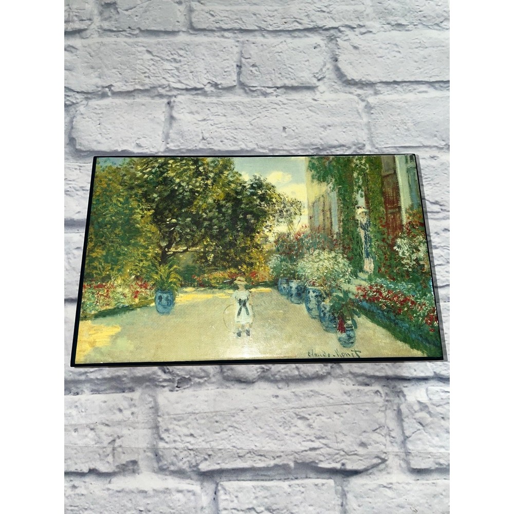 Claude Monet laquer keepsake box